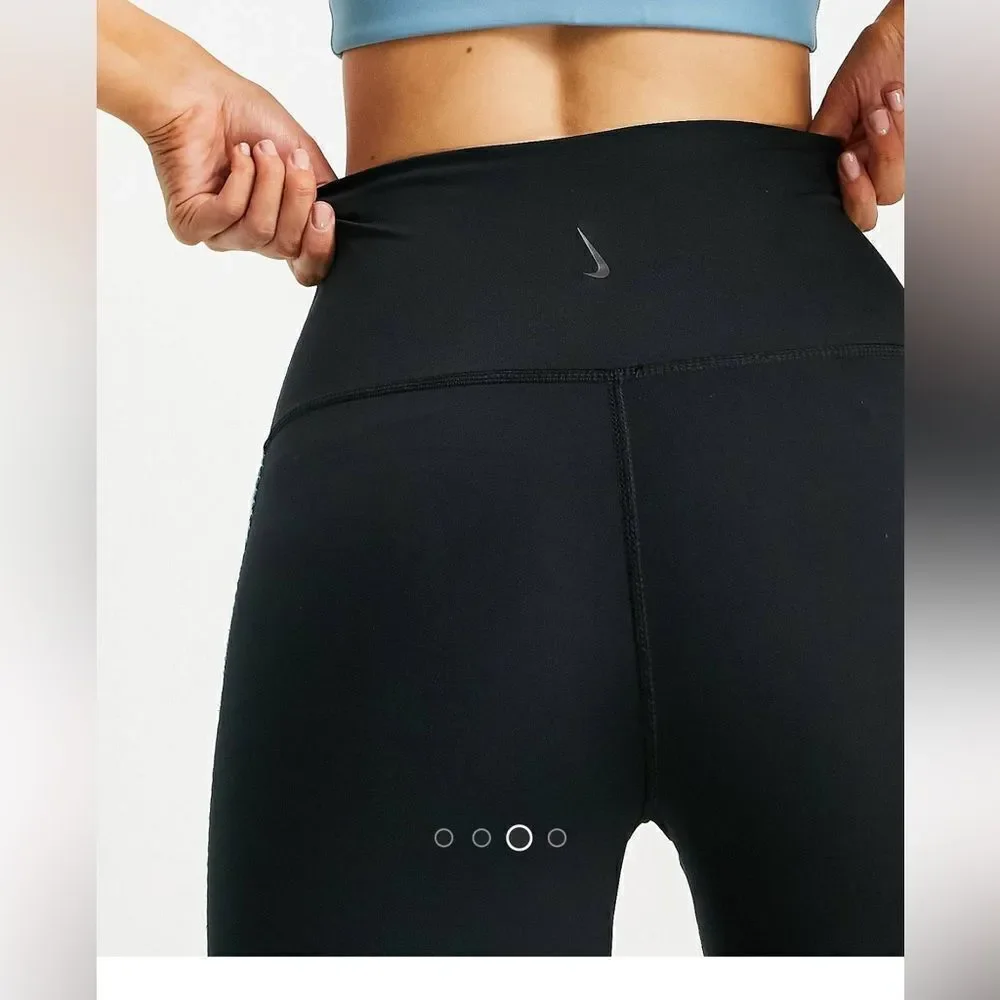 Nike Crochet Trim Tank and High Waist Crochet 7/8 Leggings